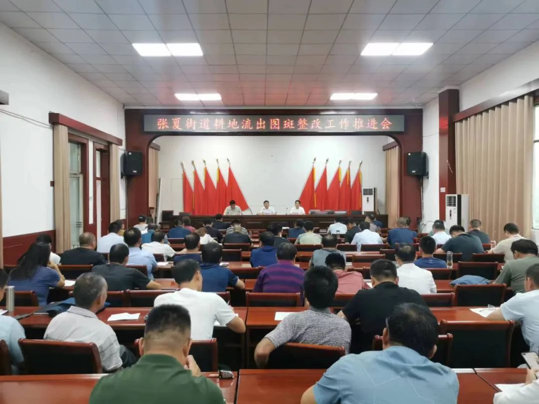 【张夏动态】张夏街道召开耕地流出图斑整改工作推进会