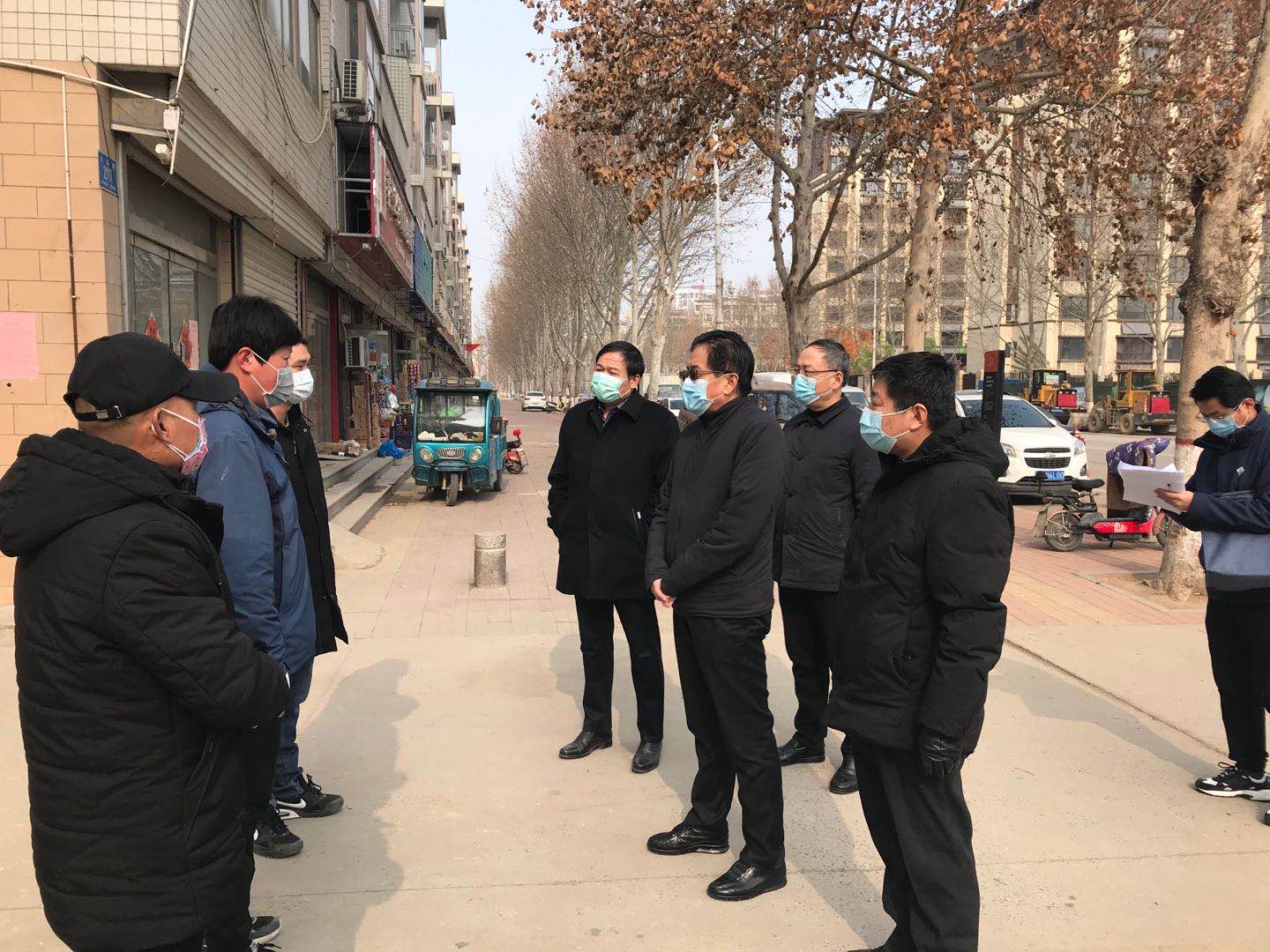 济南市农业农村局党组书记局长曹军来长清慰问下沉一线服务疫情防控