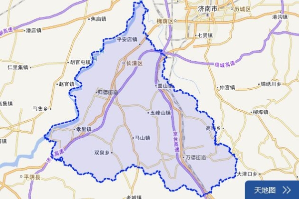 长清区天地图